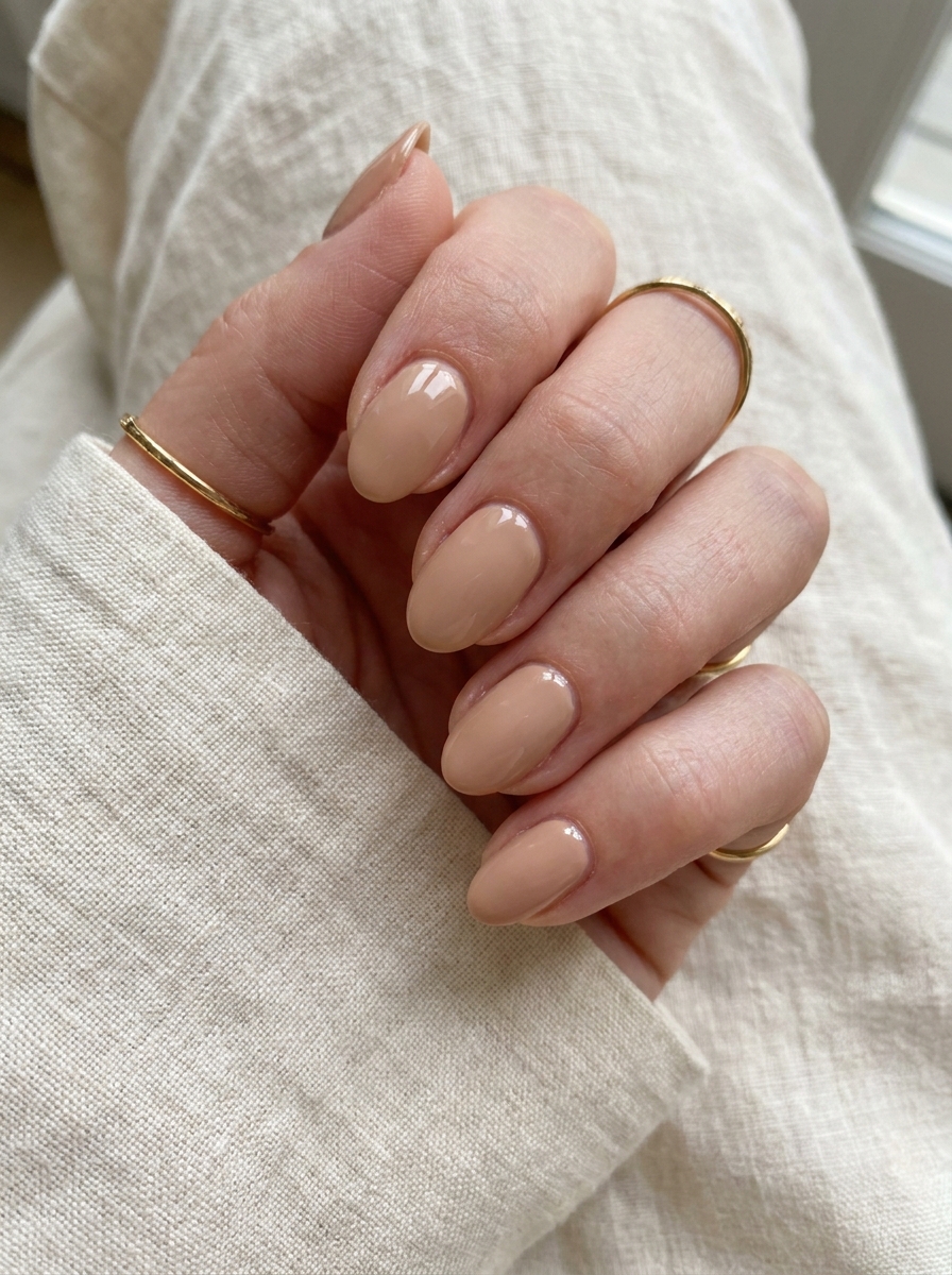 Beige Nude Nägel als Nude Nägel Inspiration 2026